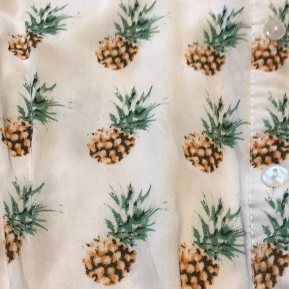 Pineapple tie-front blouse - Picture 4 of 4